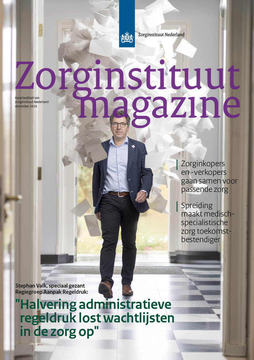 Cover Zorginstituut Magazine december 2024.